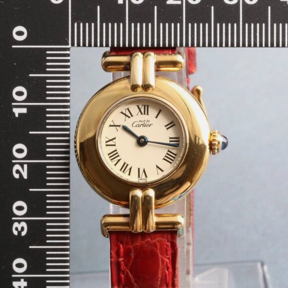 Vintage Cartier Must Colisee Quartz Womens Watch PAPERS